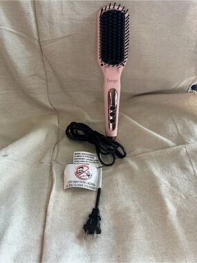 l'ange Pink Heated Straightening Brush
